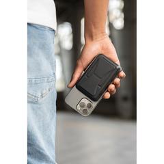 Vue Powerbank 10.000mAh en plastique recyclé RCS Urban V Sonoma de couleur noir| Krokrodeal