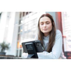 Vue Powerbank 10.000mAh en plastique recyclé RCS Urban V Sonoma de couleur noir| Krokrodeal
