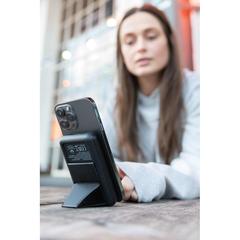 Vue Powerbank 10.000mAh en plastique recyclé RCS Urban V Sonoma de couleur noir| Krokrodeal