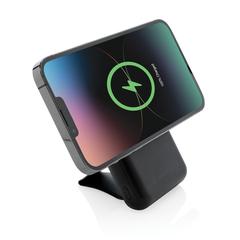 Vue Powerbank 10.000mAh en plastique recyclé RCS Urban V Sonoma de couleur noir| Krokrodeal