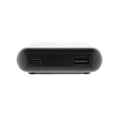 Vue Powerbank 10.000mAh en plastique recyclé RCS Urban V Sonoma de couleur noir| Krokrodeal