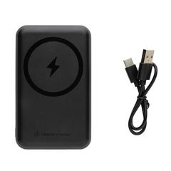 Vue Powerbank 10.000mAh en plastique recyclé RCS Urban V Sonoma de couleur noir| Krokrodeal