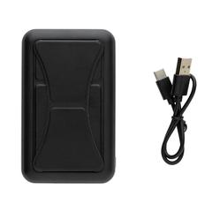 Vue Powerbank 10.000mAh en plastique recyclé RCS Urban V Sonoma de couleur noir| Krokrodeal