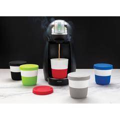 Vue Tasse Coffee To Go 280ml en PLA de couleur bleu| Krokrodeal