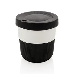 Vue Tasse Coffee To Go 280ml en PLA de couleur noir| Krokrodeal
