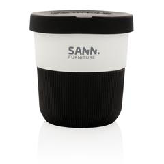 Vue Tasse Coffee To Go 280ml en PLA de couleur noir| Krokrodeal
