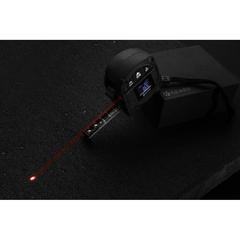 Vue Mètre ruban 5M Gear X avec laser 30M de couleur noir| Krokrodeal