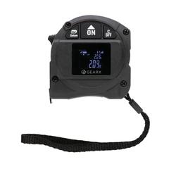 Vue Mètre ruban 5M Gear X avec laser 30M de couleur noir| Krokrodeal