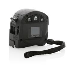 Vue Mètre ruban 5M Gear X avec laser 30M de couleur noir| Krokrodeal