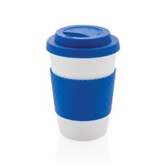Vue Mug en PP recyclable 270ml de couleur bleu| Krokrodeal