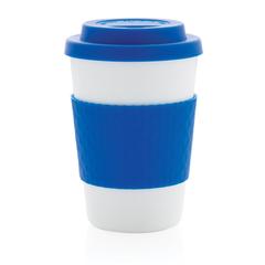 Vue Mug en PP recyclable 270ml de couleur bleu| Krokrodeal