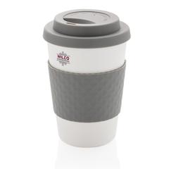 Vue Mug en PP recyclable 270ml de couleur gris| Krokrodeal