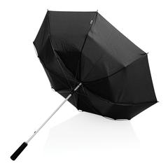 Vue Parapluie 25"ultra-léger et manuel Swiss Peak Aware™ de couleur noir| Krokrodeal