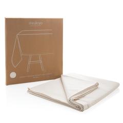 Vue Nappe de table Ukiyo en rcotton 180gr Aware™ de couleur blanc| Krokrodeal