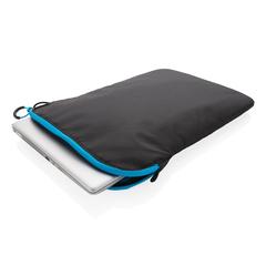 Vue Housse pour ordinateur 15,4" sans PVC de couleur bleu| Krokrodeal