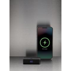 Vue Powerbank 5000mAh charge rapide, plastique RCS, Flashcharge de couleur noir| Krokrodeal