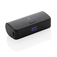 Vue Powerbank 5000mAh charge rapide, plastique RCS, Flashcharge de couleur noir| Krokrodeal