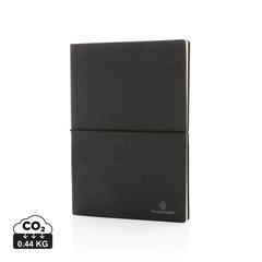 Carnet de notes A5 en cuir recyclé publicitaire pas cher