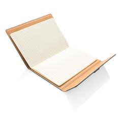 Vue Housse à carnet de notes A5 de couleur gris| Krokrodeal