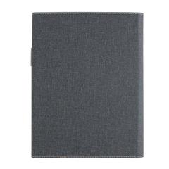 Vue Housse à carnet de notes A5 de couleur gris| Krokrodeal