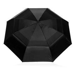 Vue Parapluie tempête 27"de poche auto Swiss Peak Aware™ Tornado de couleur noir| Krokrodeal