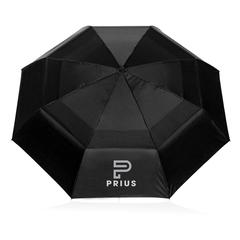 Vue Parapluie tempête 27"de poche auto Swiss Peak Aware™ Tornado de couleur noir| Krokrodeal