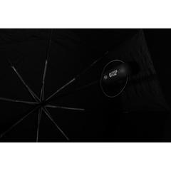 Vue Parapluie tempête 27"de poche auto Swiss Peak Aware™ Tornado de couleur noir| Krokrodeal
