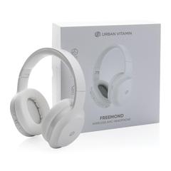 Vue Casque sans fil ANC Urban Vitamin Freemond de couleur blanc| Krokrodeal