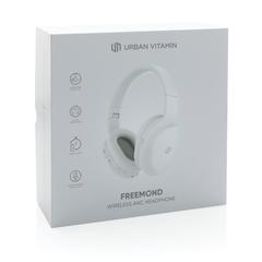 Vue Casque sans fil ANC Urban Vitamin Freemond de couleur blanc| Krokrodeal
