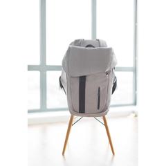 Vue Sac à dos Osaka de couleur gris| Krokrodeal