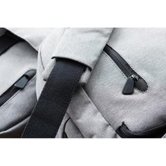 Vue Sac à dos Osaka de couleur gris| Krokrodeal