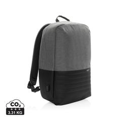 Vue Sac à dos antivol pour ordinateur 15" Swiss Peak AWARE™ de couleur gris| Krokrodeal