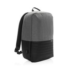 Vue Sac à dos antivol pour ordinateur 15" Swiss Peak AWARE™ de couleur gris| Krokrodeal