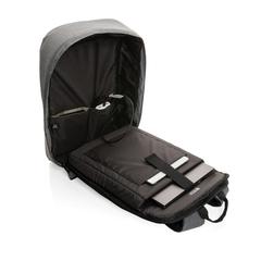 Vue Sac à dos antivol pour ordinateur 15" Swiss Peak AWARE™ de couleur gris| Krokrodeal