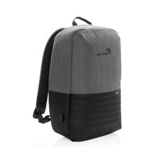 Vue Sac à dos antivol pour ordinateur 15" Swiss Peak AWARE™ de couleur gris| Krokrodeal