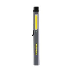 Vue Lampe stylo rechargeable par USB en plastique RCS Gear X de couleur gris| Krokrodeal