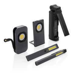 Vue Lampe stylo rechargeable par USB en plastique RCS Gear X de couleur gris| Krokrodeal