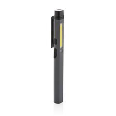 Vue Lampe stylo rechargeable par USB en plastique RCS Gear X de couleur gris| Krokrodeal
