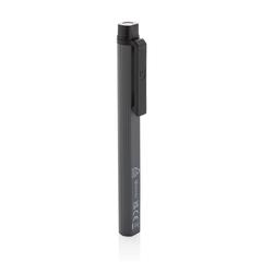 Vue Lampe stylo rechargeable par USB en plastique RCS Gear X de couleur gris| Krokrodeal