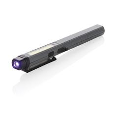 Vue Lampe stylo rechargeable par USB en plastique RCS Gear X de couleur gris| Krokrodeal