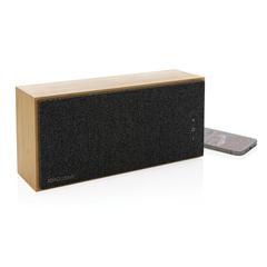 Vue Haut-parleur sans fil 20W en bambou Wynn de couleur marron| Krokrodeal