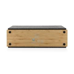 Vue Haut-parleur sans fil 20W en bambou Wynn de couleur marron| Krokrodeal