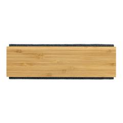Vue Haut-parleur sans fil 20W en bambou Wynn de couleur marron| Krokrodeal