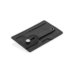 Vue Porte cartes téléphone 3 en 1 de couleur noir| Krokrodeal