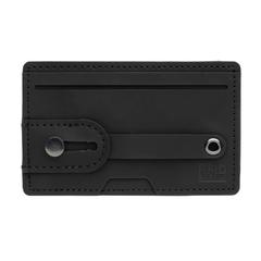 Vue Porte cartes téléphone 3 en 1 de couleur noir| Krokrodeal