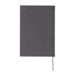 Vue Carnet A5 en Kraft et rPET certifié GRS Words de couleur gris| Krokrodeal