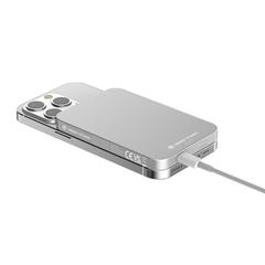 Vue Powerbank 5000mAh en plastique/alu RCS UrbanVitamin Richmond de couleur gris| Krokrodeal