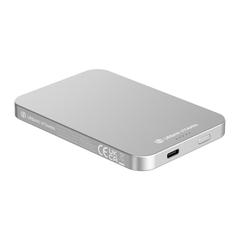 Vue Powerbank 5000mAh en plastique/alu RCS UrbanVitamin Richmond de couleur gris| Krokrodeal