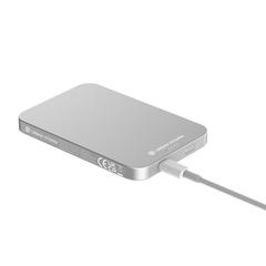 Vue Powerbank 5000mAh en plastique/alu RCS UrbanVitamin Richmond de couleur gris| Krokrodeal