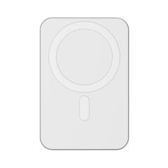 Vue Powerbank 5000mAh en plastique/alu RCS UrbanVitamin Richmond de couleur gris| Krokrodeal